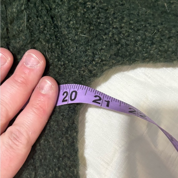 Aran Crafts Green Zip Up Cable Knit Sweater - Picture 7 of 9